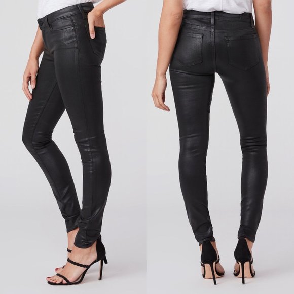 Paige Verdugo Waxed Ankle Jeans - Picture 3 of 9